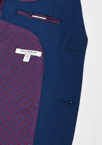 Vista 8 de Isaac Mizrahi Traje de mezcla de lana de corte ajustado de 2 piezas para niño