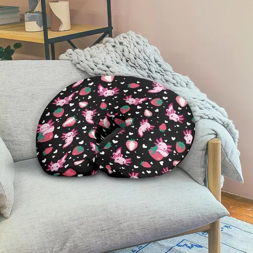 Vista 5 de Axolotl - Funda de almohada de lactancia de fresa para lactancia materna, fundas de almohada de lactancia, se ajusta a la almohada, elección