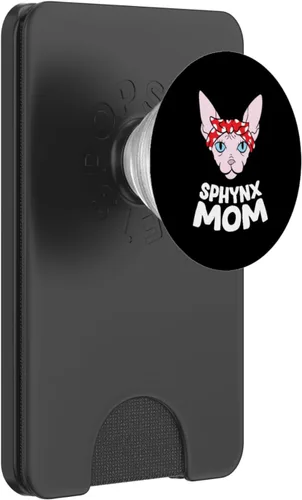 Vista 8 de Funny Sphynx Kitten Mom Mujeres Sphynx Mamá Sphynx Cat PopSockets PopSockets PopGrip: agarre intercambiable para teléfonos y tabletas
