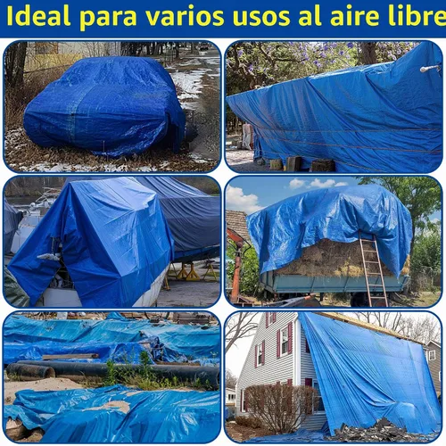 Vista 7 de codree Paños rectangulares de suelo de piscina de 20 x 12 pies, almohadilla de revestimiento de polietileno impermeable para piscina, resistente