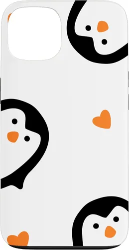 Vista 7 de Cute Penguins Hearts Phone Case for iPhone 17