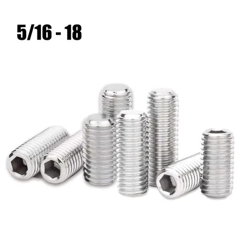 Vista 2 de MFLAMO Tornillos hexagonales de 5/16-18 x 1-1/4" (15 piezas)