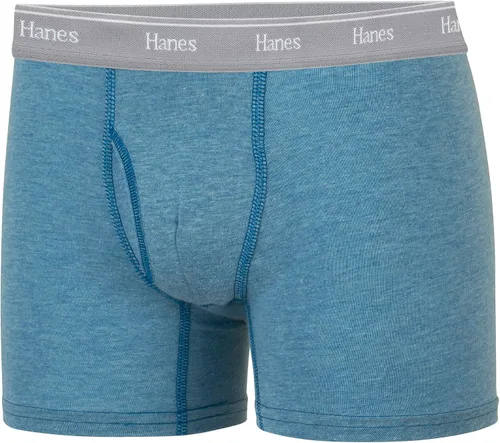 Vista 2 de Hanes Calzoncillos tipo bóxer originales para niños, ropa interior de algodón elástico, paquete de 6