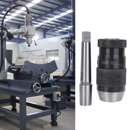Vista 6 de 1/32-5/8" portabrocas sin llave y JT3-MT2 vástago recto taladro Chuck Arbor JT3 para uso doméstico común