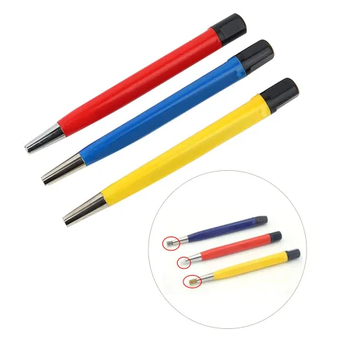 Vista 7 de Juego de bolígrafos para rascar, fibra de vidrio, acero, latón, cepillo de lijado para quitar y oxidar, joyas, placas de circuito eléctrico