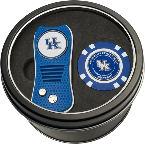 Vista 40 de Team Golf NCAA - Juego de regalo de lata unisex para adultos con herramienta Switchfix Divot y chip de golf