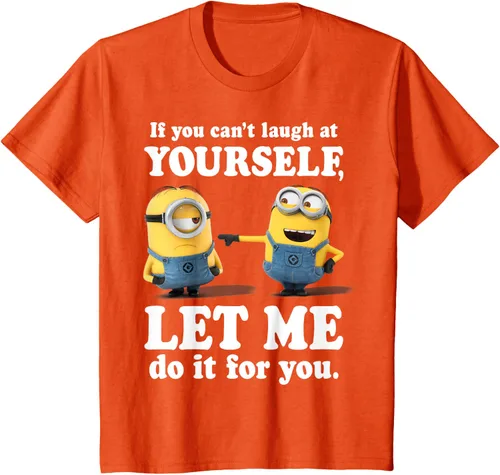 Vista 35 de Camiseta gráfica de Minions de Mi villano favorito: Ríete de ti mismo Negro