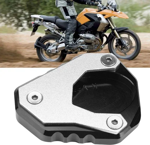 Vista 3 de Ampliadora de pata de cabra de motocicleta, soporte lateral CNC para KLE 650 15-18