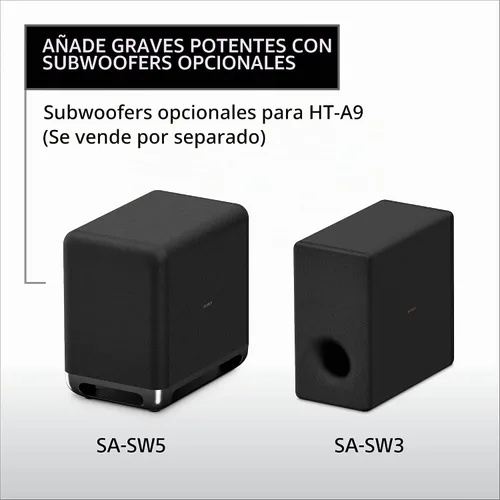 Vista 5 de Sony HT-A9 - Sistema de teatro en casa de alto rendimiento, con 4.0.4 canales (2021)