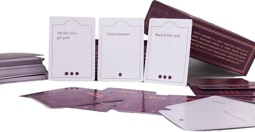 Vista 4 de Death Charades: Juego de cartas divertido y para fiestas, los equipos tienen rondas de 45 segundos para adivinar la mímica, rondas interminables