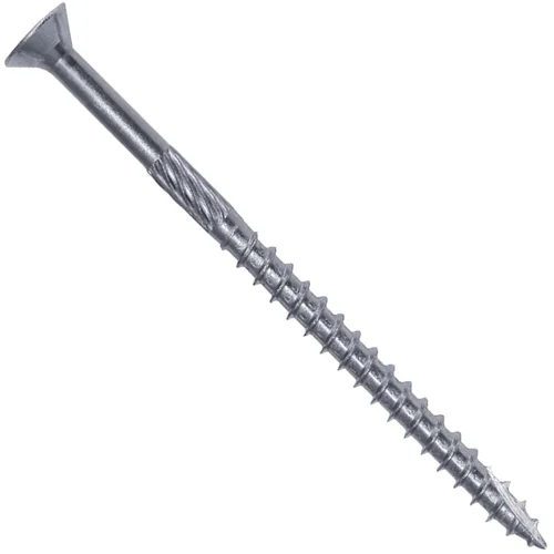 Vista 241 de 8 x 1 revestimiento exterior recubierto de bronce, tornillo de madera multiusos compatible con ACQ, cabeza plana Torx/Star Drive de 1 libra, 288