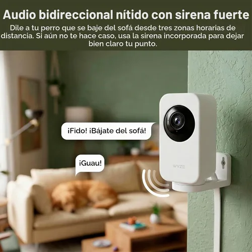 Vista 6 de WYZE Cam Pan para interiores, paquete de 2, seguimiento de movimiento AI