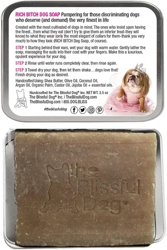 Vista 2 de The Blissful Dog SOAP-RB-GSP Rich Bitch German Shorthaired Pointer Luxury Bar Jabón para perros