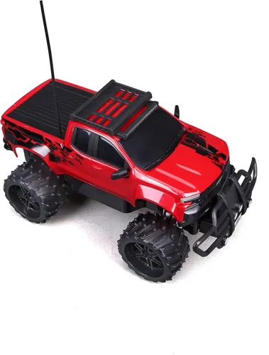 Vista 5 de Maisto Tech R/C Escala 1:16 2.4 GHz Off Road 2019 Chevrolet Silverado, Rojo