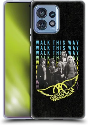 Vista 15 de Head Case Designs Officially Licensed Aerosmith Back in The Saddle Again Classics Gel Case [Military Grade Protection] Compatible with Moto E7
