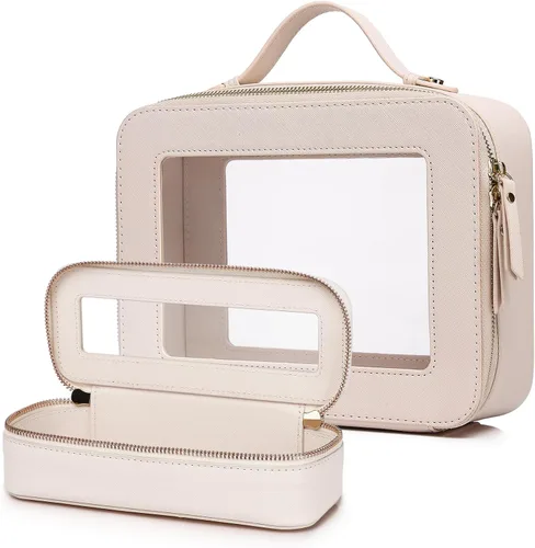 Vista 67 de Bolsa de maquillaje transparente (negro L)