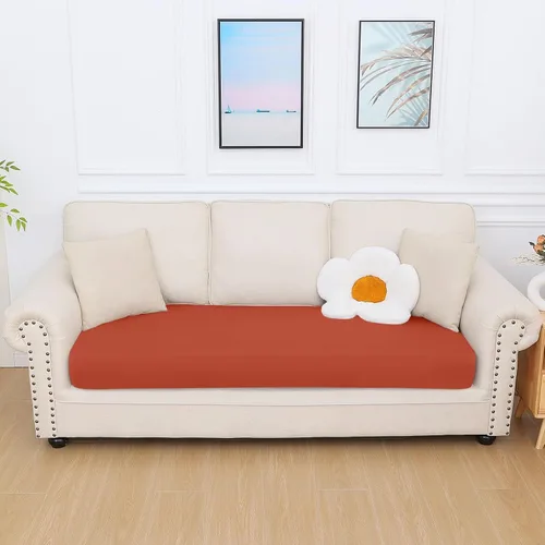 Vista 245 de hyha Fundas de cojín de sofá estampadas, fundas de sofá florales lavables para sofás con 2 cojines, fundas de cojín de patrón elástico para muebles