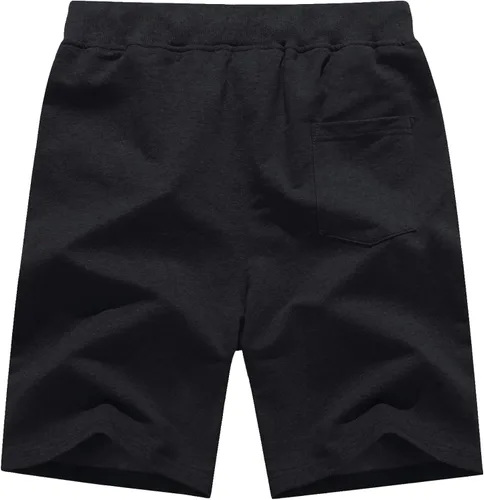 Vista 3 de CRYSULLY Pantalones cortos de algodón para hombre con bolsillos con cremallera