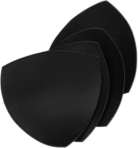 Vista 9 de TENDYCOCO 6 pares de almohadillas de brasier para mujer, almohadillas de bikini y copas (blanco, negro, beige)