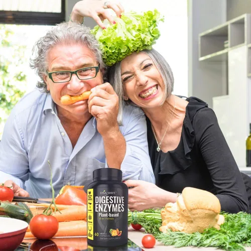 Vista 5 de Enzimas digestivas para hombres y mujeres – Las enzimas mejores para la salud intestinal y la salud digestiva – Las enzimas ultra digestivas pueden