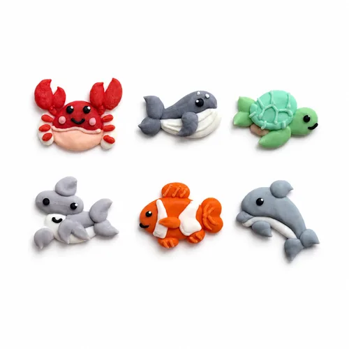 Vista 8 de Global Sugar Art Dinosaur Edible Cake Decorations, 18 Count Royal Icing Dinosaurs