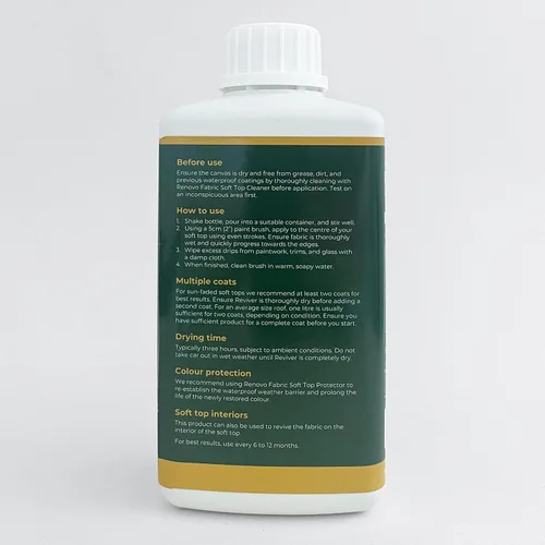 Vista 4 de Renovo Soft parte superior revividor (Negro) – 500 ml