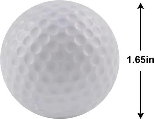 Vista 3 de KOFULL Foam Golf Practice Balls, 24 Pack Realistic Feel and Limited Flight Training Balls for Indoor or Outdoor, Soft Practice Golf Balls for