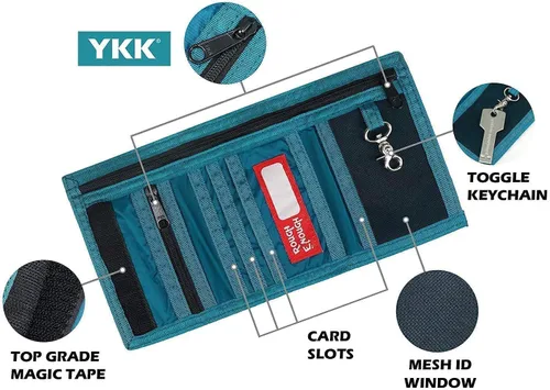 Vista 8 de Rough Enough - Carteras para niños y niñas con cordón, juego de regalos para niños y niñas
