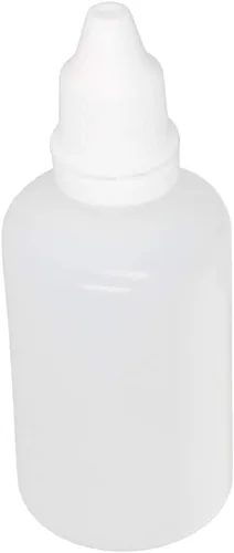 Vista 4 de Othmro 10 botellas de plástico de polietileno de 1.7 onzas con cuentagotas de ojo de laboratorio de 1.7 fl oz, botella con gotero líquido para ojos
