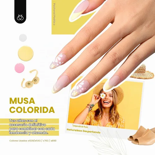 Vista 3 de Beetles - Juego de 44 esmaltes de uñas de gel, colección Colorful Muse, 36 0-0 Musa colorida