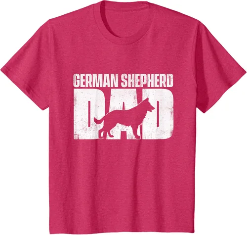 Vista 49 de Camiseta de pastor alemán para el día del padre del dueño de perros caninos, Negro