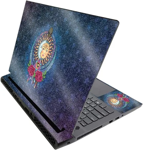 Vista 512 de MightySkins - Skin brillante con purpurina para Alienware M17 R3 (2020) y M17 R4 (2021) - Diversión de los años 90 Acabado duradero con purpurina