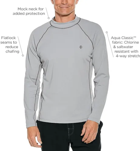 Vista 2 de Coolibar UPF 50+ Tulum - Camiseta de manga larga para hombre, protección solar