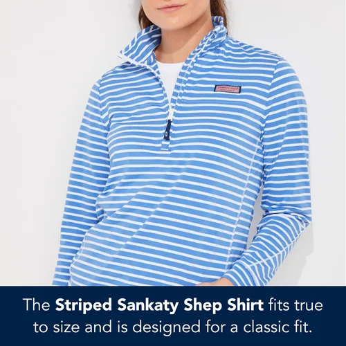 Vista 2 de vineyard vines Camisa a rayas Sankaty Shep para mujer