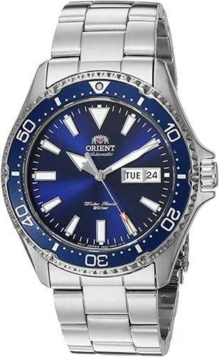 Vista 5 de Orient Kamasu - Reloj de buceo automático japonés de acero inoxidable para hombre