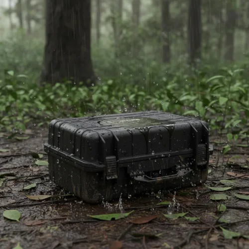 Vista 4 de MEIJIA Funda portátil impermeable para cámara para todo tipo de clima, con espuma de ajuste personalizado, compatible con drones, cámara, equipos