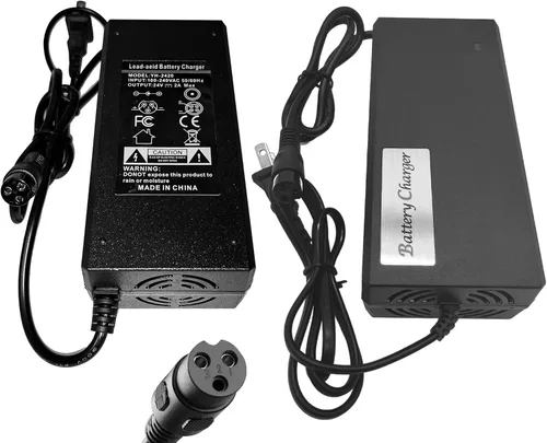 Vista 7 de Cargador 24V2A MX350 MX400 para Razor E100 E125 E150 E175 E200 E200S E300 E300S E500 PR200 E225S E325S, Pocket Mod, Sports Mod, y Dirt Quad, Ground