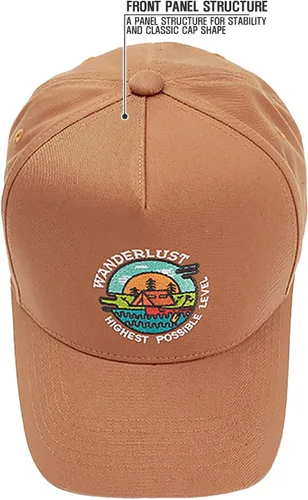 Vista 3 de Gorra de béisbol estructurada de diseño al aire libre Kayak Gorra Snapback