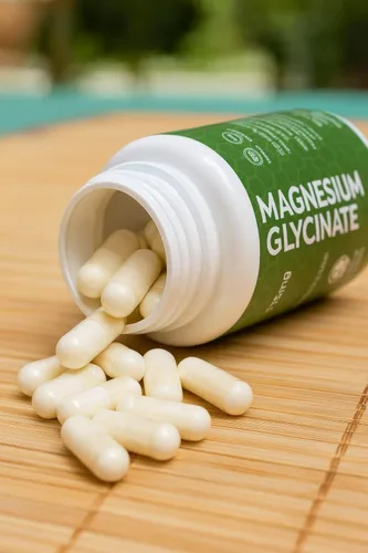 Vista 6 de Glicinato de magnesio 1600 mg por porción de alta absorción, puro y potente - 60 cápsulas