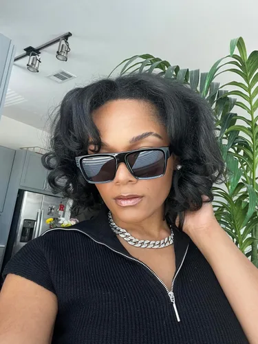 Vista 5 de VISOONE Oversized Square Flat Top Sunglasses Women Men Negro/Gris Profundo