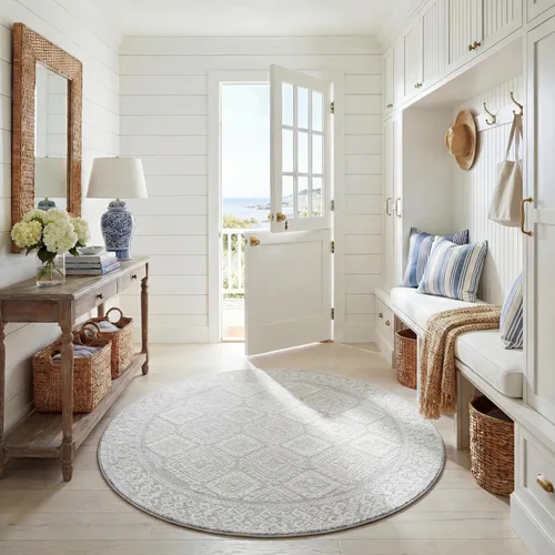 Vista 212 de Safavieh - Alfombra decorativa de la colección Tulum, modelo TUL264F, estilo marroquí, bohemio y desgastado, no suelta pelusa, para sala, vestíbulo
