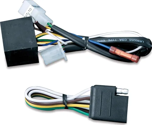 Vista 3 de Accesorio para motocicleta Kuryakyn 7672: Cableado Plug & Play para remolque con arnés de relé para motocicletas Harley-Davidson de 1997-2013, Negro