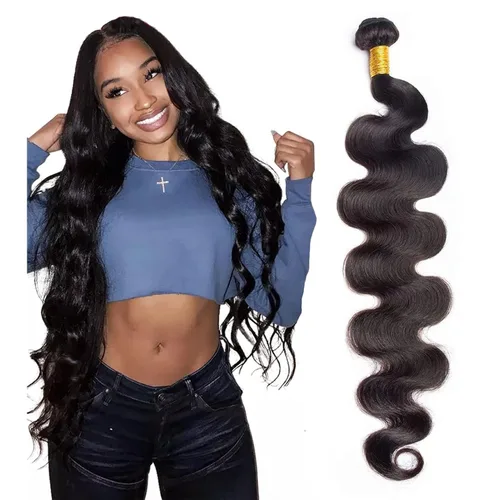 Vista 9 de Extensiones de cabello humano ondulado rubio 613 de 12 pulgadas, 100% sin procesar, grado 14A, cabello humano virgen brasileño sin procesar, 1