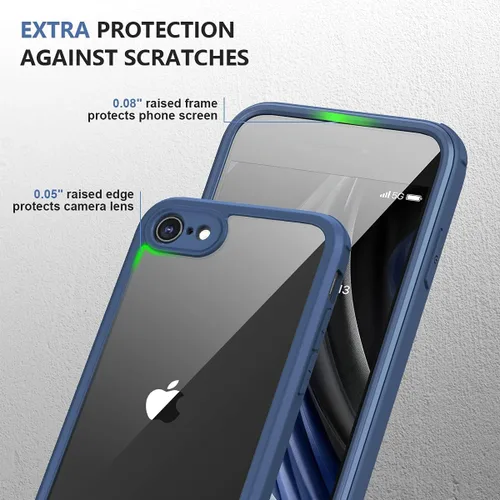 Vista 367 de Miracase Serie de vidrio para iPhone 11 de 6.1 pulgadas, funda protectora de cuerpo completo resistente mejorada con protector de pantalla de vidrio