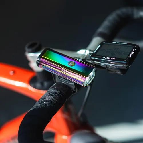Vista 7 de LEZYNE Lite Drive - Luz delantera LED blanca resistente al agua IPX7 recargable por USB, con múltiples modos sólidos y de flash, correa de montaje