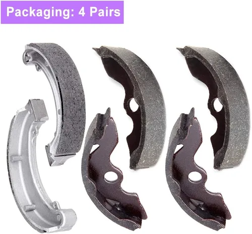 Vista 7 de ECCPP Zapatas de freno para Honda Trx300 Fourtrax 300 2X4 1988-2000 (solo 2X4), EBC345 315 zapatas de freno delanteras y traseras Semi-metallic