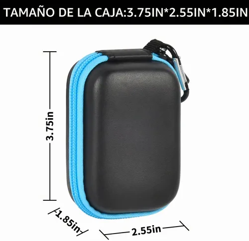 Vista 6 de ANKHOH Estuche de viaje para altavoz portátil con clip Bluetooth Noxgear Negro