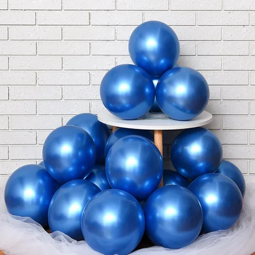 Vista 7 de Decoración de fiesta de cumpleaños número 11 para niños, pancarta de feliz cumpleaños, globos azules del número 11, globos metálicos plateados