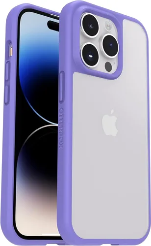 Vista 9 de OtterBox Funda para iPhone 14 Pro Max (solamente) Prefix Series, cristal negro (negro/transparente), ultrafina, apta para bolsillo, bordes elevados