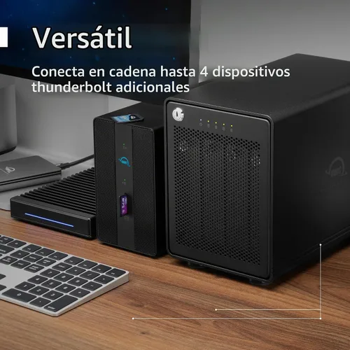 Vista 5 de OWC Carcasa SATA de cuatro bahías ThunderBay 4 Thunderbolt 40Gb/s